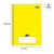 Caderno 1/4 brochura linha c/d 96 fls amarelo - tilibra - Imagem 3