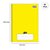 Caderno 1/4 brochura linha c/d 96 fls amarelo - tilibra - Imagem 2