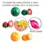 Brinquedo Comidinha Feira Fruta Velcro Masterchef 8 Peças - Imagem 5