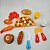Brinquedo Comidinha Lanchinho Velcro Masterchef 12 Peças - Imagem 1