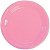 Prato Descartável Para Bolo Rosa 15cm 10 unidades TRIK TRIK - Imagem 1