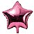 BALAO METALICO 25CM ESTRELA ROSA NEOTRENTINA - Imagem 1