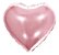 BALÃO METALICO 45CM CORAÇÃO ROSA NEOTRENTINA - Imagem 1