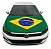 Bandeira Capo Carro 1,20 X 1,80 Brasil - Qualidade Premium - Imagem 1