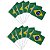 Bandeira do Brasil de Mão Tecido 20X13CM - Imagem 2