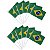 Bandeira do Brasil de Mão Tecido 20X13CM - Imagem 1