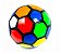 Mini Bola De Futebol N 2 Colorida Para Crian%25E7as - Imagem 1