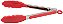 Pinça Pegador De Silicone Inox Salada Carne Churrasco 30cm - Imagem 6
