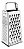 Ralador Aço Inox 4 Faces Profissional 24cm - Imagem 1