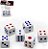KIT 6 DADOS 1,5CM - Imagem 1