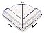 Kit 04 Protetor de Quina, Canto COR: Transparentes Silicone - Imagem 4