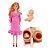 BONECA BELLA GRAVIDA COM FAMILIA ANDADOR E ACESSORIOS - Imagem 7