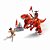 Blocos De Montar - Dino Saga - Rex Dominado - 70 Pcs Xalingo - Imagem 2