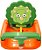 Balanço Fofossauros Xalingo Verde/laranja - Imagem 5