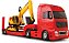 CAMINHAO TRCK COM ESCAVADEIRA  ROMA 1327 - Imagem 1