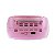 RADIO MICRO SYSTEM TOCA CD USB BLUETOOTH FM ROSA - Imagem 8