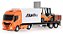 Brinquedo Caminhão iveco hy-way com Empilhadeira - Imagem 6