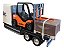 Brinquedo Caminhão iveco hy-way com Empilhadeira - Imagem 2
