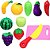 Kit Cozinha Frutas/Vegetais Com Cortes Velcro - Imagem 1