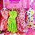 BONECA BELLA COM KIT DE UNHAS CILIOS VESTIDOS E ACESSORIOS - Imagem 7