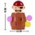 Jogo Brinquedo Infantil Mini Barril Pula Pirata - Imagem 2