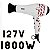 Secador de Cabelo BEE com Difusor 1800w 110v - Imagem 2