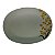 Travessa de Vidro Oval Decorada 32x24x5cm - Imagem 1