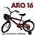 BICICLETA INFANTIL ARO 16 COM CESTINHA ELITE - Imagem 1