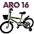 BICICLETA INFANTIL ARO 16 COM CESTINHA ELITE - Imagem 5