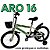 BICICLETA INFANTIL ARO 16 COM CESTINHA ELITE - Imagem 3