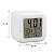 Relogio Cubo De Mesa Digital Despertador Led 7 Cores A Pilha - Imagem 5