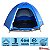 Barraca Camping 4 Lugares Azul 240x240x135cm Sumax - Imagem 3