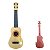 Violão De Plastico Marrom Com Palheta 45cm - Imagem 6