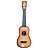 Violão De Plastico Marrom Com Palheta 45cm - Imagem 5