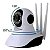 Camera Ip Sem Fio 360 3 Antenas Hd Wifi Visão Noturna Alarme - Imagem 5