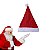 Touca do Papai Noel Gorro De Natal De Veludo - Imagem 1