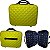 Frasqueira de Viagem Necessaire ABS Rígido 16 Cor:Amarelo - Imagem 1