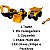KIT 3 TRATORES COM E CHAVE PARA DESMONTAR DE PLASTICO - Imagem 4