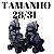 Patins De 4 Rodas Preto Elite Tamanho:28/31 - Imagem 6