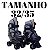 Patins De 4 Rodas Preto Elite Tamanho:32/35 - Imagem 2
