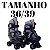 Patins De 4 Rodas Preto Elite Tamanho:36/39 - Imagem 2