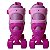Patins De 4 Rodas Rosa Elite Tamanho:32/35 - Imagem 7