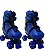 Patins De 4 Rodas Azul Elite Tamanho:36/39 - Imagem 1