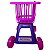 Carrinho Infantil de Compras Grande La Roedita Cor:Rosa - Imagem 5