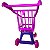 Carrinho Infantil de Compras Grande La Roedita Cor:Rosa - Imagem 3