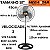 Ventilador 45 cm Coluna Preto 75w Voltagem:127V - Imagem 2