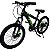 BICICLETA ARO 20 21 MARCHAS Cor:PRETO/VERDE - Imagem 1