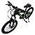 BICICLETA ARO 20 21 MARCHAS Cor:PRETO/VERDE - Imagem 6