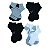 KIT COM 4 MEIA ESPORTIVA TAMANHO 37-43 CORES VARIADAS - Imagem 1