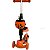 PATINETE INFANT 3 RODA 3EM1 JOANINHA CESTO E LUZ Cor:Laranja - Imagem 6